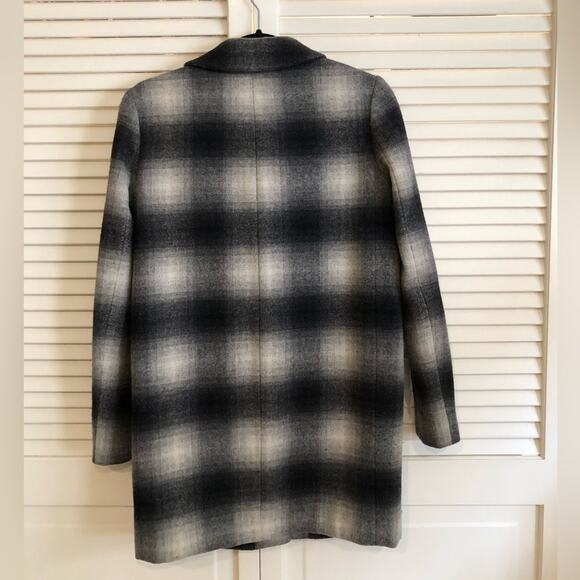 Rebecca Minkoff Plaid Wool Coat - Picture 3 of 9